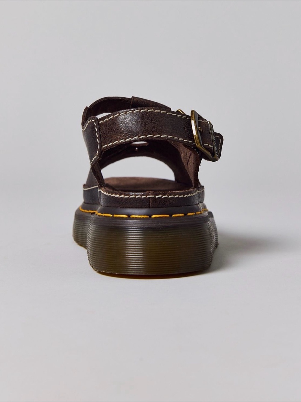 Dr. Martens Brown Floral Leather Sandals - Picture 5 of 6